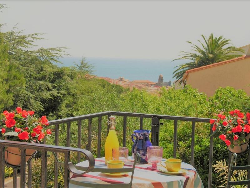 Balcon - Accès au gîte Casa Mallorca Collioure