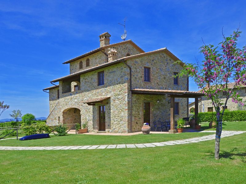 Das typisch toskanische Haus im Grünen