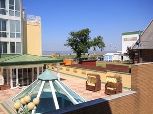 Fewo 3 Haus Seeluft Duhnen - Ausblick vom Wintergarten aufs Meer