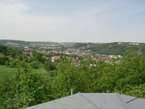 Blick vom Balkon