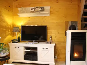 Wohnbereich mit Kamin Wohnbereich mit Kamin