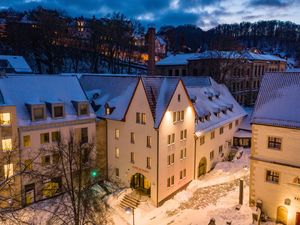 Außenansicht Hotel Am Markt Winter