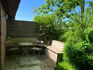 Sitzecke am Haus