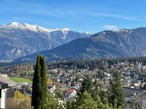 Blick vom vorderen Balkon über Flims