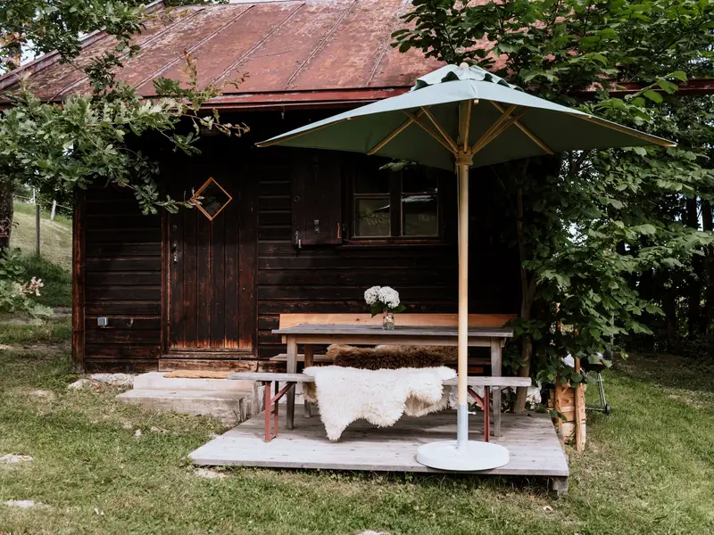 Haslauer Hütte mit Terrasse Haslauer Hütte mit Terrasse