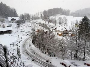 Ausblick vom Balkon