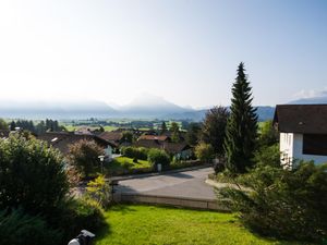 Hopfen Ausblick vom Balkon