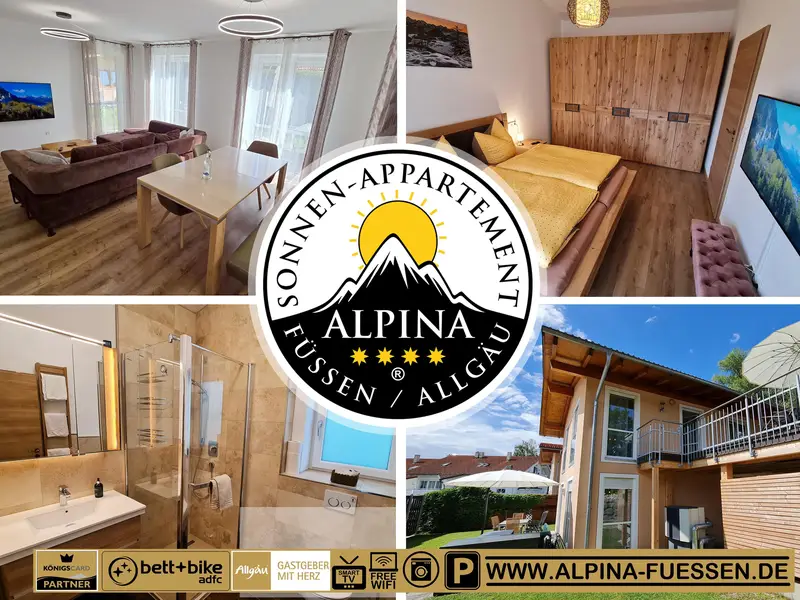 4*-Alpina FeWo mit Königscard XL-Sonnen-Terrasse