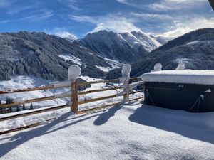 Aussicht vom Ferienhaus [Winter]