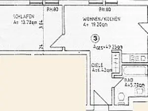 Grundriss Appartment 3