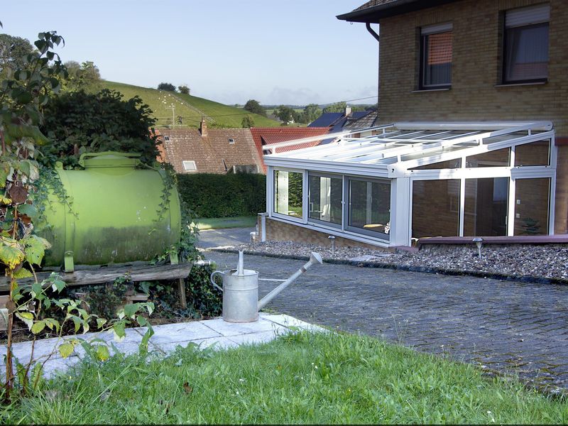 Ferienwohnung Gisela - Blick auf den Wintergarten