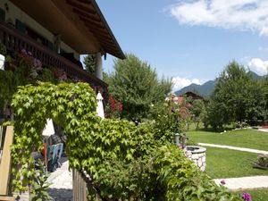 Haus mit Blick auf die Berge