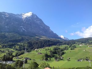 Aussicht vom Haus im Sommer