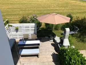 Blick auf die Terrasse