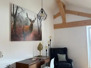 Wohnzimmer mit Leseecke