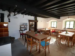Stube mit Kachelofen Stube mit Kachelofen