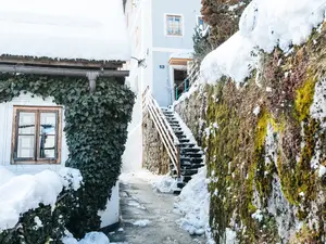 Hallstatt Hideaway Haupteingang Winter