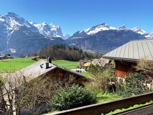 Aussicht vom Balkon in die wunderbare Bergwelt