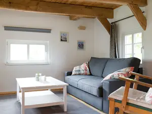 Wohnzimmer (1. OG) mit Schlafcouch