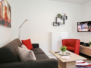 Wohnzimmer mit Schlafcouch