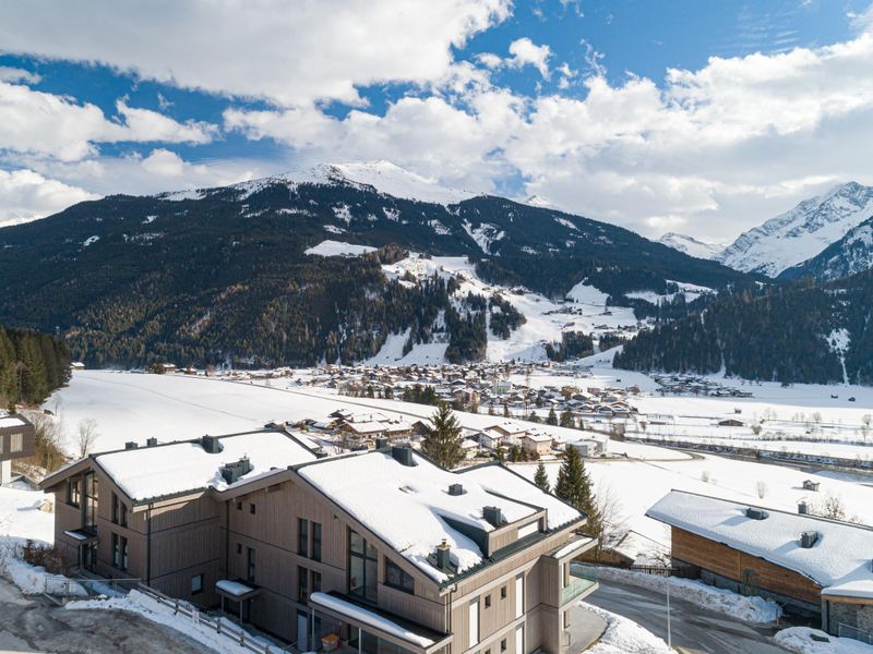 Außenseite Ferienhaus [Winter]