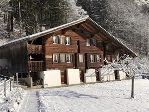 Auch im Winter zeigt das Chalet seine sonnige Seite