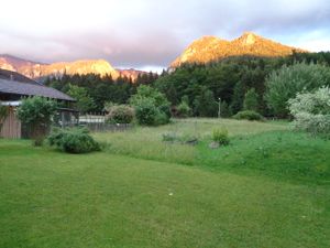 Abendrot Blick vom Balkon