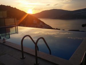 Sun set from the infinity pool.