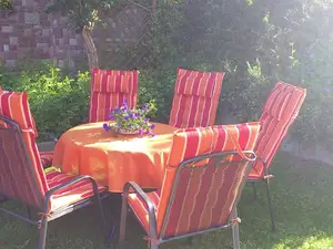 Viele Sitzgelegenheiten im Freien Viele Sitzgelegenheiten im Freien