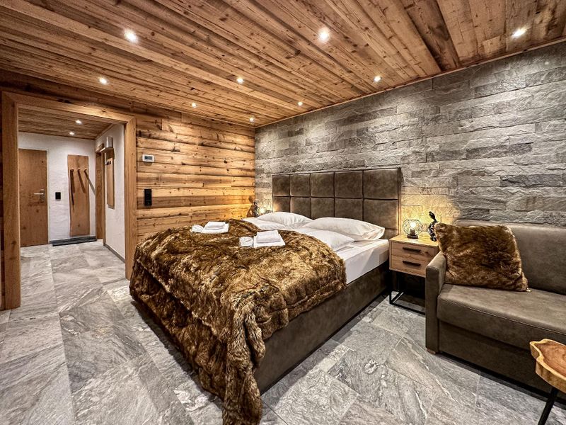 Schlafzimmer im alpinen Stil