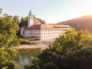 Blick Schlafzimmer Kloster Weltenburg