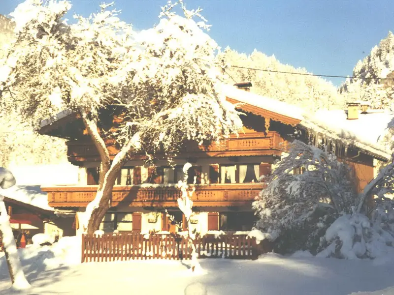 der Salitererhof im Winter der Salitererhof im Winter