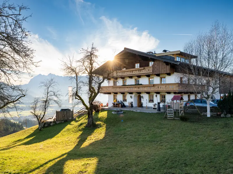Kaiserwinkl_Bauernhof Mühlberg Hausansicht Kaiserwinkl_Bauernhof Mühlberg Hausansicht