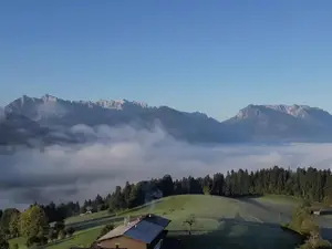 Freier, einzigartige Blick zum Kaisergebirge