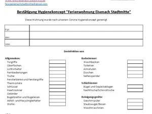 Hygieneübersicht Hygieneübersicht