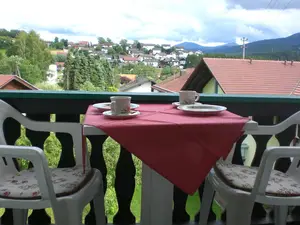 Blick vom Zimmer aus