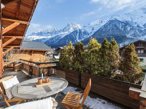 Sitzecke auf dem Balkon