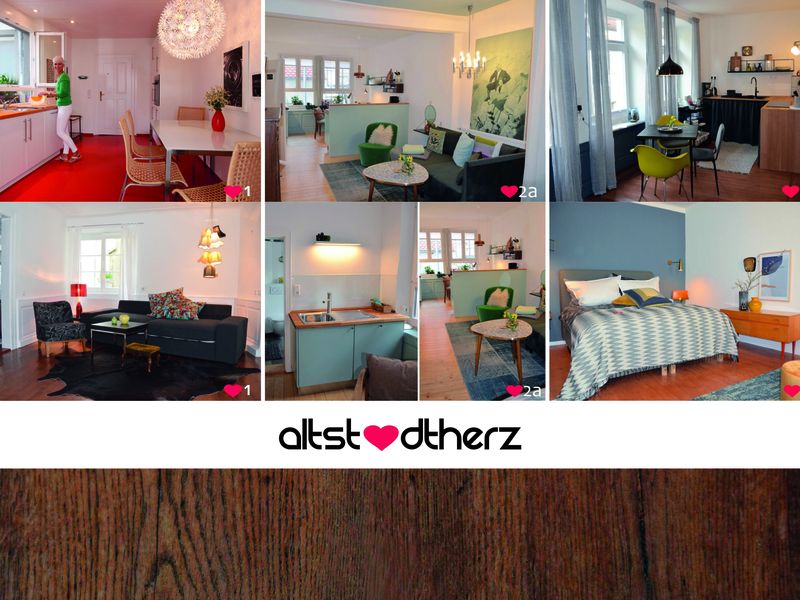 Collage aller Apartments