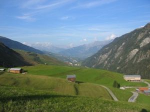 Ferienwohnung Signina Brun - Aussicht Sommer