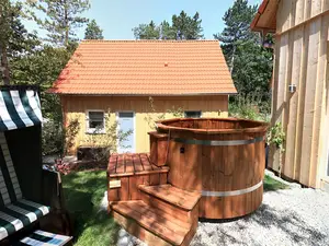 Badezuber auf der eigenen Gartenterrasse "Im Weingarten"