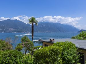 Blick auf den See Varenna & Bellagio von der Terrasse