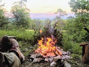 Feuerstelle mit Aussicht