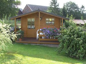 Das Gartenhaus in unserem Garten