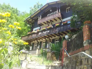 Straßenansicht der Pension Straßenansicht der Pension
