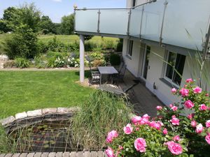 Ferienwohnung Stahl, Bergstr. 23 - Blick auf den Garten