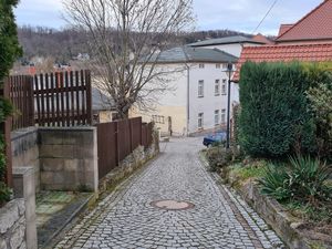 Blick auf das Haus obere Straße