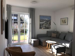 Wohnzimmer der Ferienwohnung Reethuk in Norddorf auf Amrum