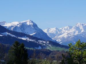 Sicht in die Alpen