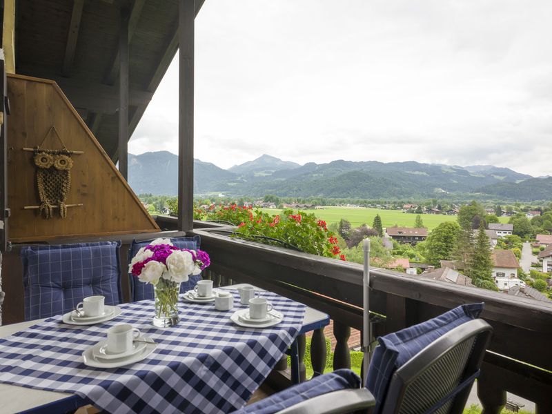 Balkon mit Panorama-Blick