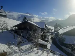 Blick vom Haus nach Südosten